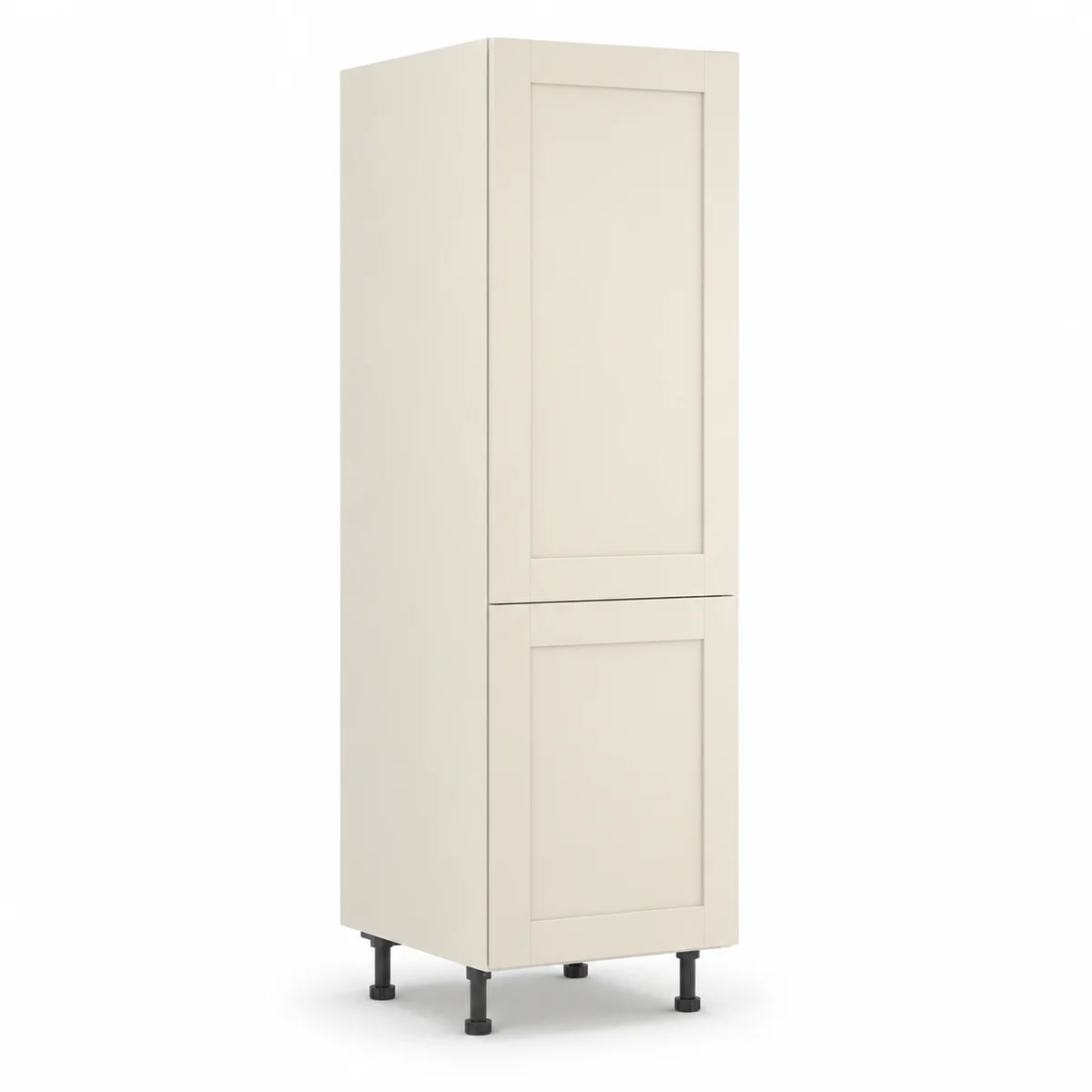 Tall larder kitchen unit with split doors